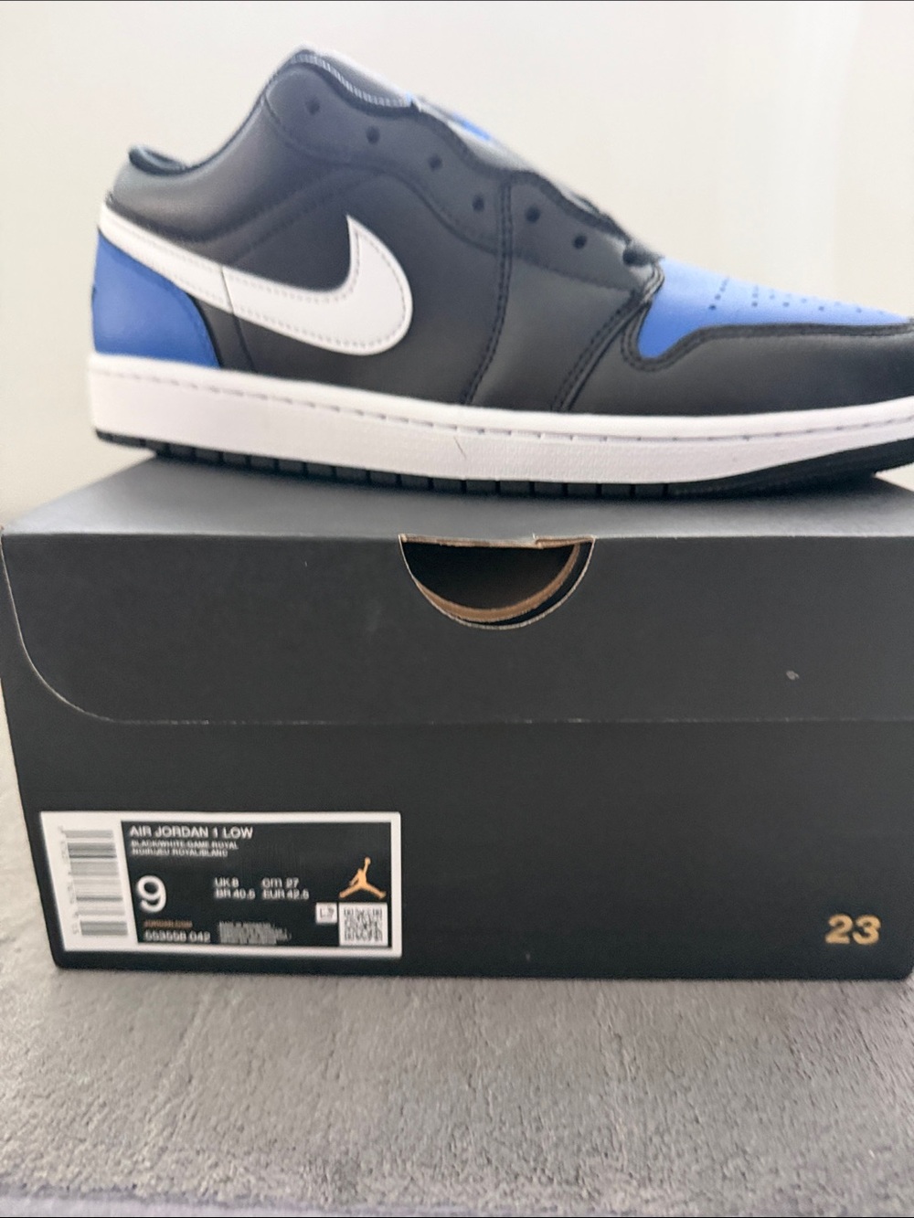 Nike Men’s Low Top Sneakers in Black, Blue, White